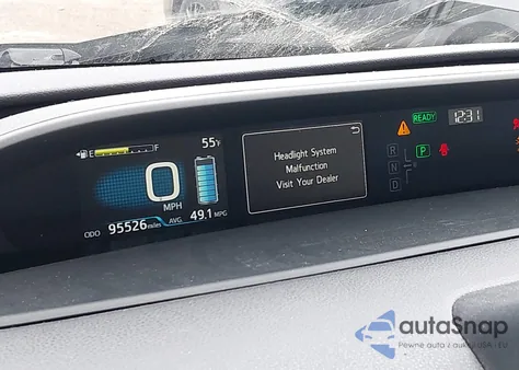 2020 Toyota Prius Xle z USA, uszkodzony, nr VIN JTDKARFU4L3114980